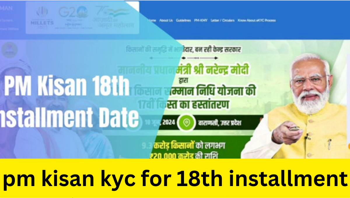 pm kisan kyc for 18th installment