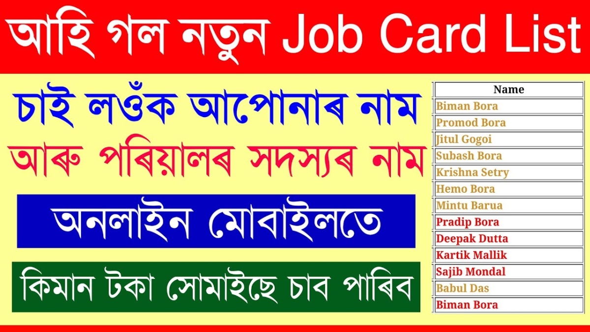 assam Job Card List