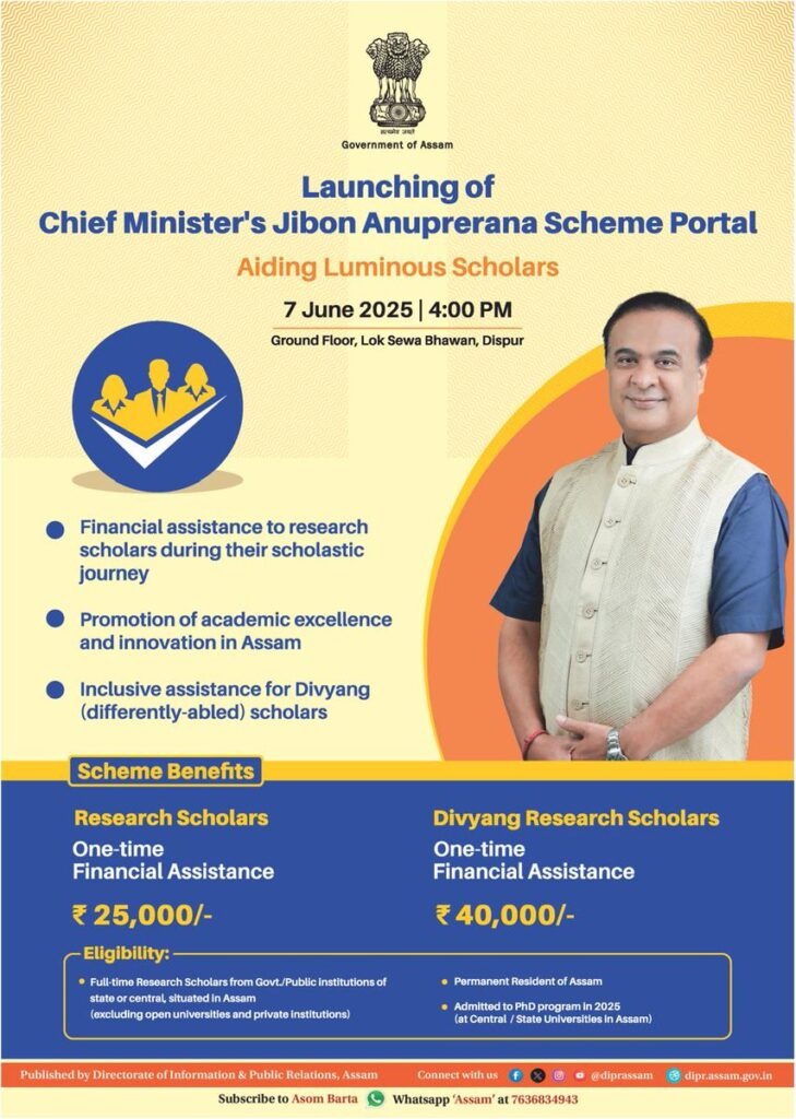 Jiban Anuprerana Scheme Assam